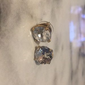 Gold cubic zirconia Kate Spade studs